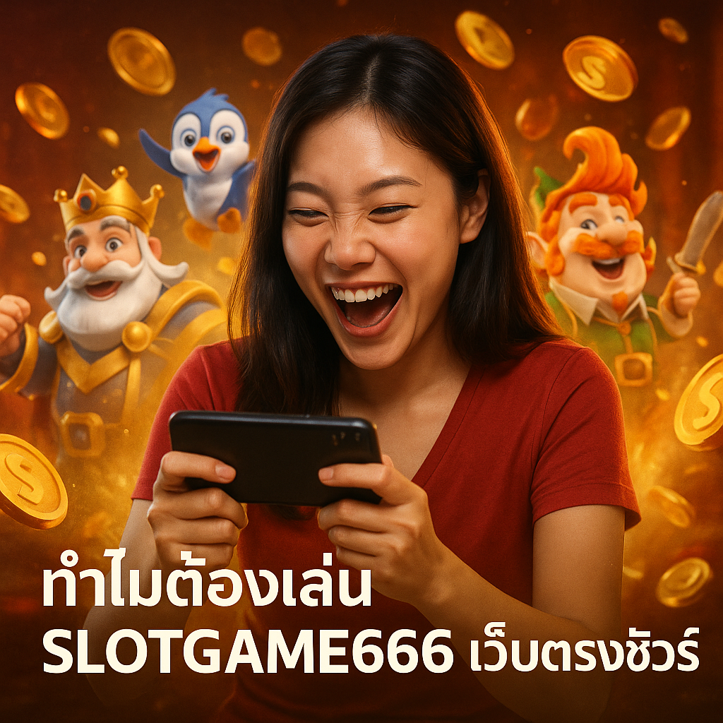 ทำไมต้องเล่น SLOTGAME6666 เว็บตรงชัวร์