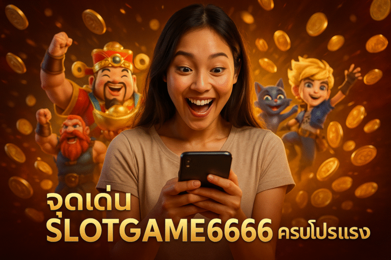 จุดเด่น SLOTGAME6666 ครบโปรแรง